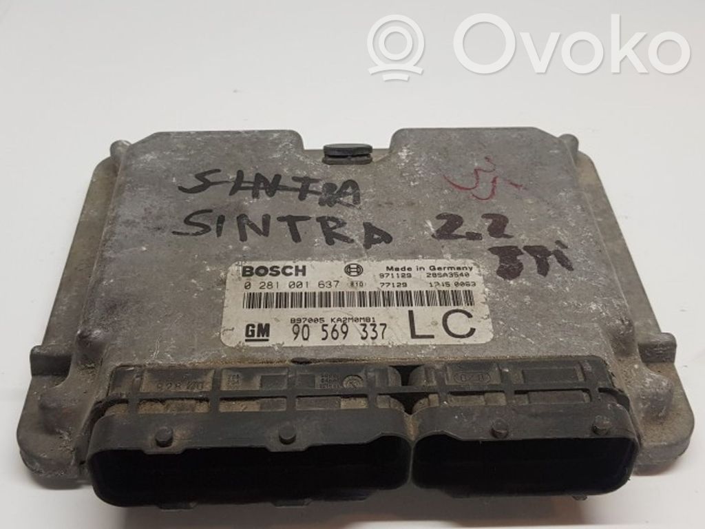 Engine control unit/module   0281001637,90569337