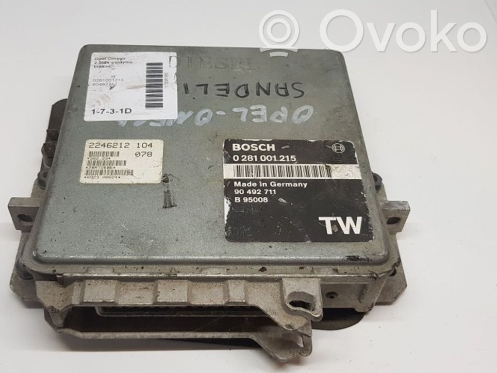 Opel Omega B1 Engine control unit/module 