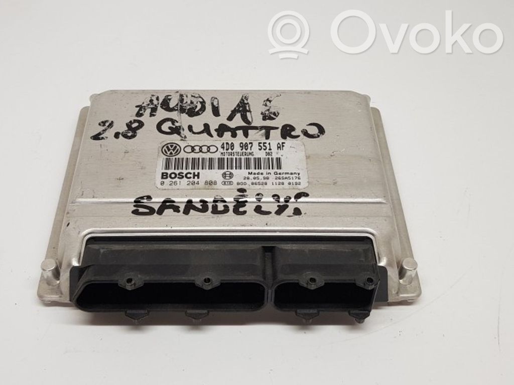 Engine control unit/module   4D0907551AF,0281204808