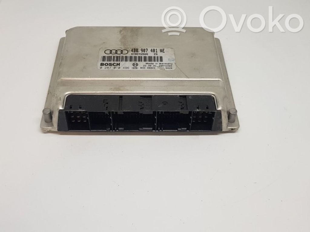 Engine control unit/module   4B0907401AE,0281010496