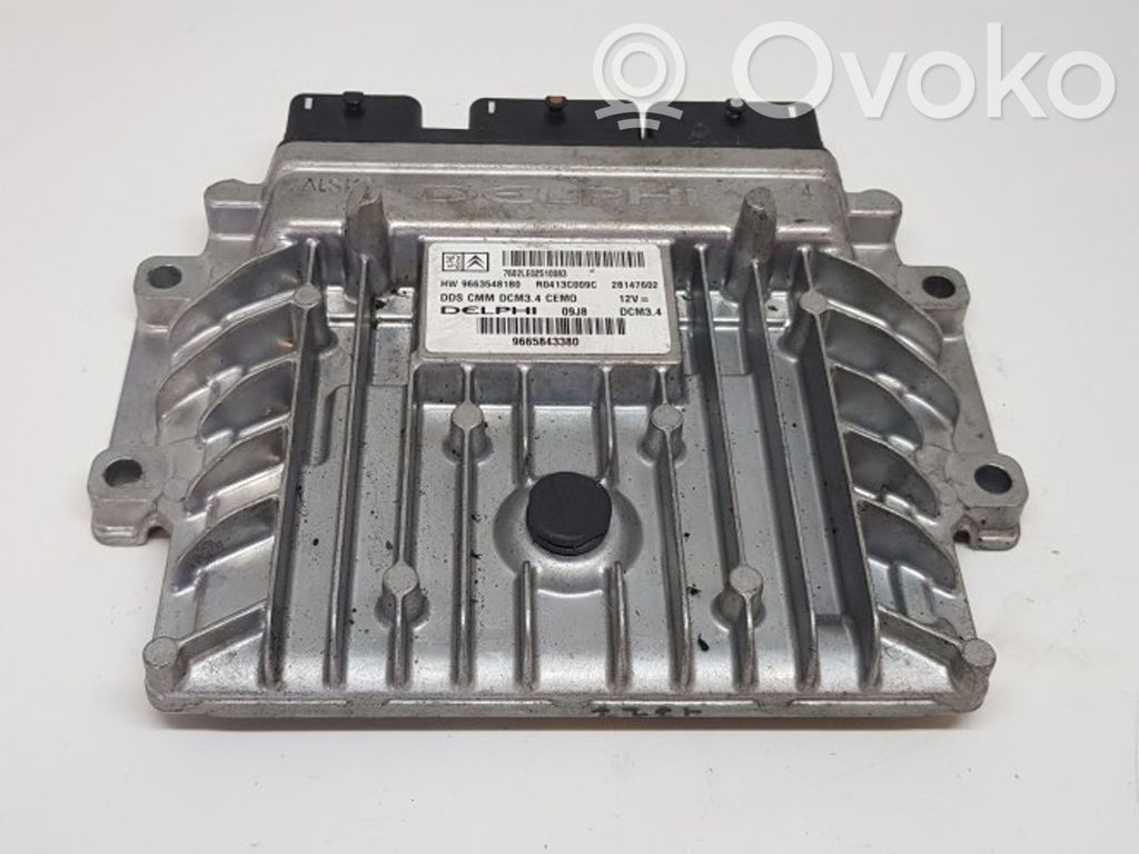 Engine control unit/module   9665843380,9663548180