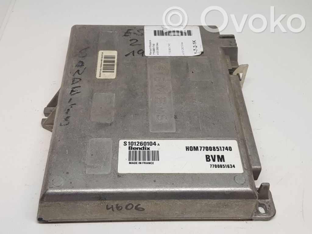 Renault Laguna I Engine control unit/module 