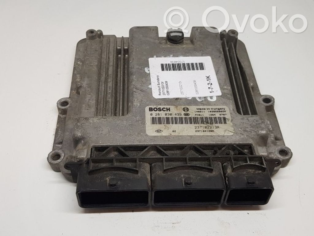 Engine control unit/module   0281030439,237102213R