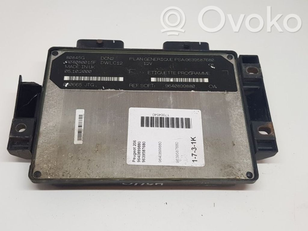 Engine control unit/module   9640899880