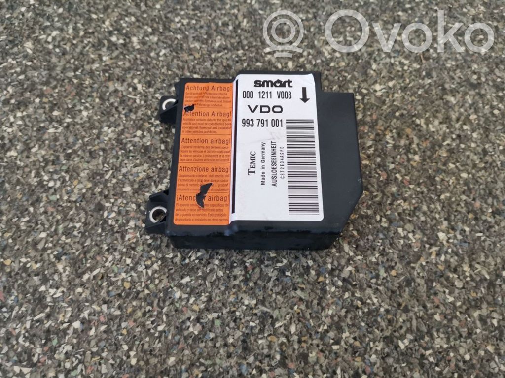 Smart ForTwo I Airbag control unit/module 