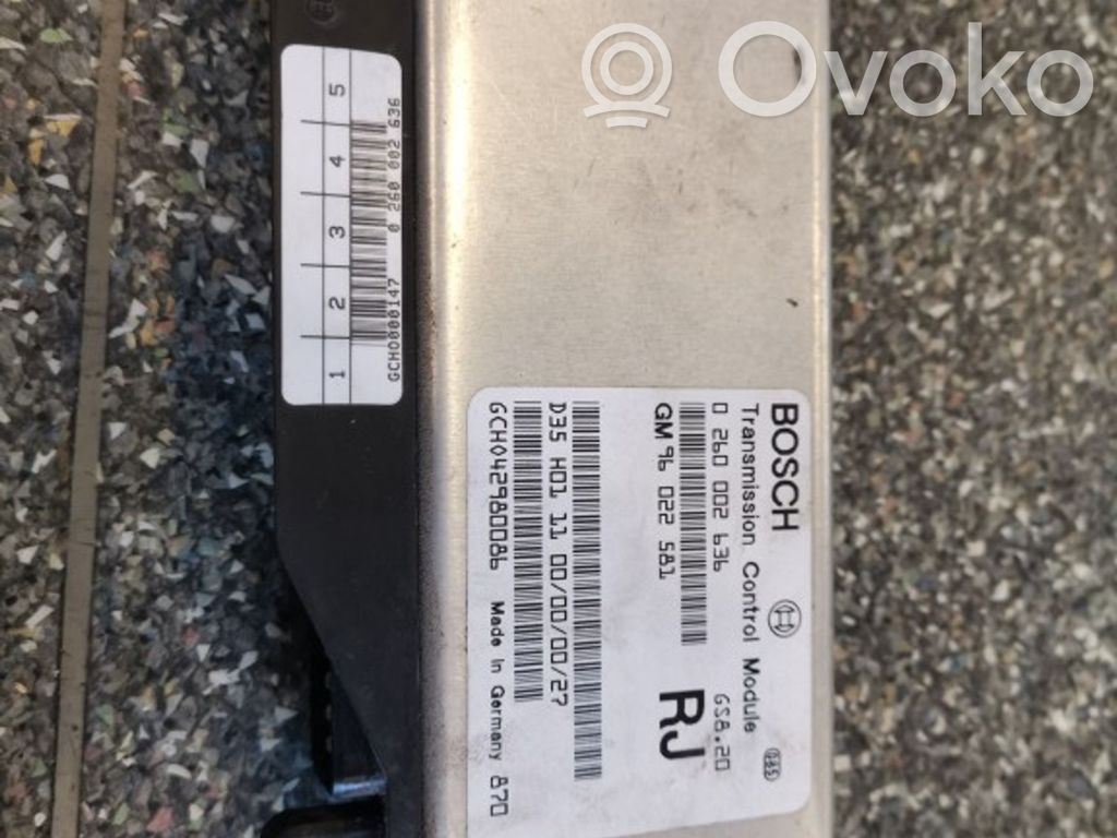 Gearbox control unit/module   96022581,0260002636