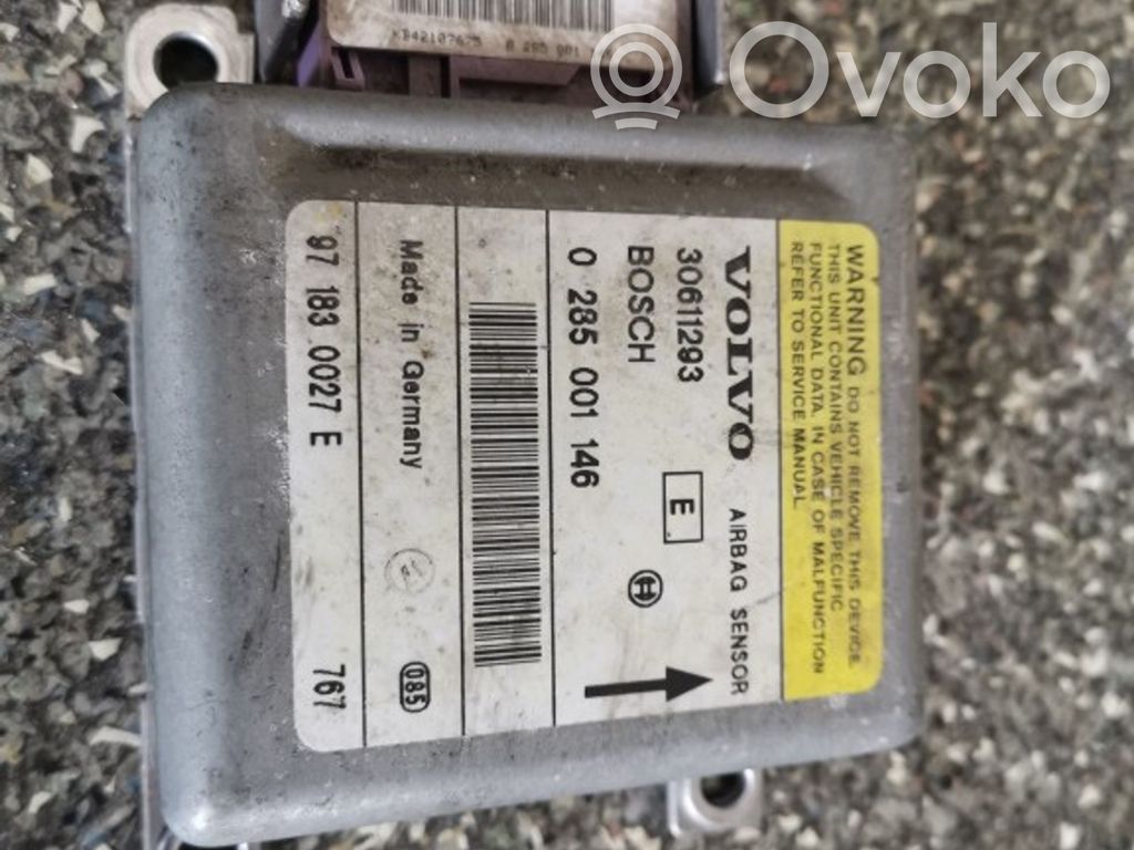 Volvo S40, V40 Airbag control unit/module 