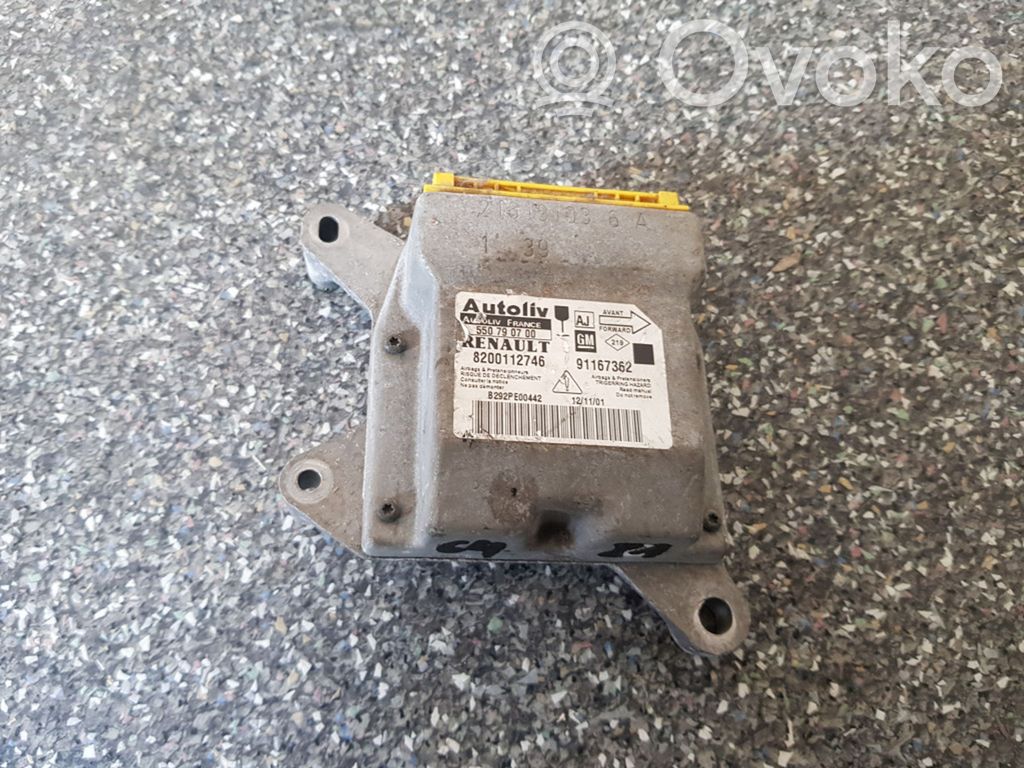 Renault Trafic II (X83) Airbag control unit/module 