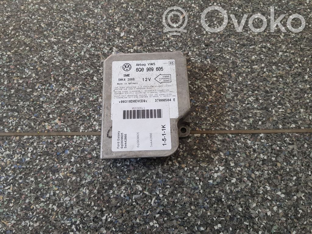 Airbag control unit/module   6Q0909605