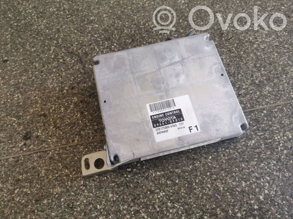 Toyota Corolla Verso AR10 Engine control unit/module 