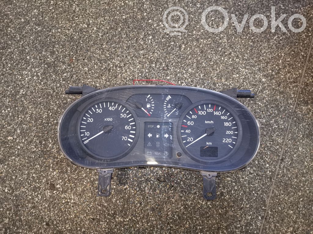Renault Clio II Speedometer (instrument cluster) 