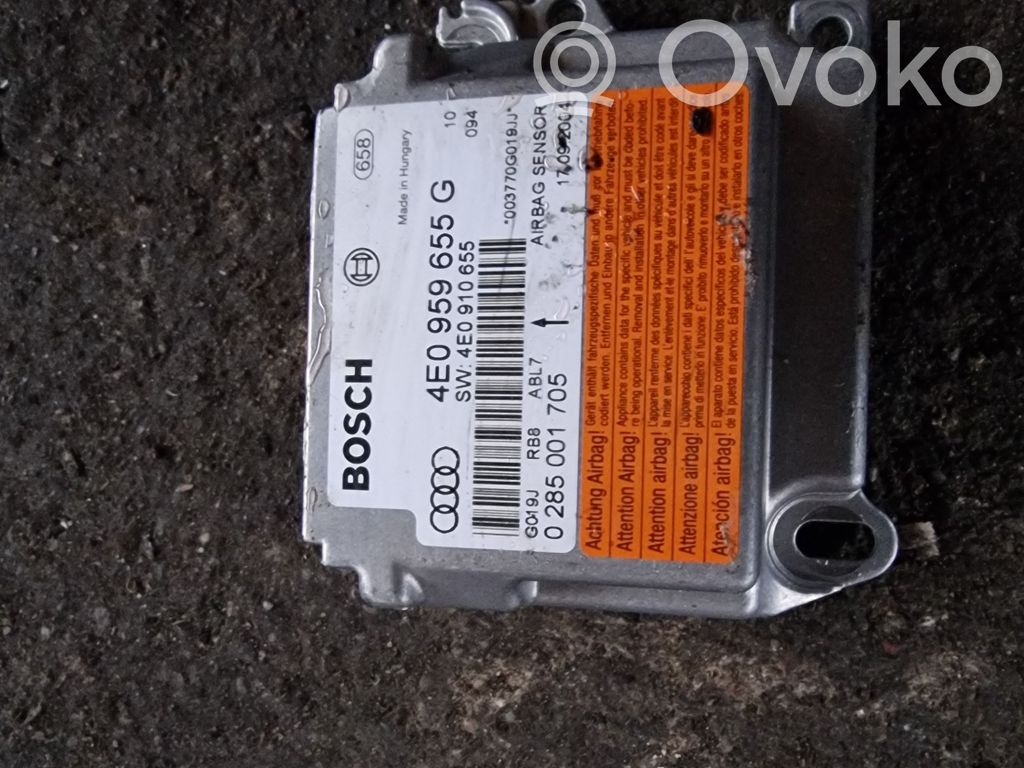 Audi A8 S8 D3 4E Airbag control unit/module 