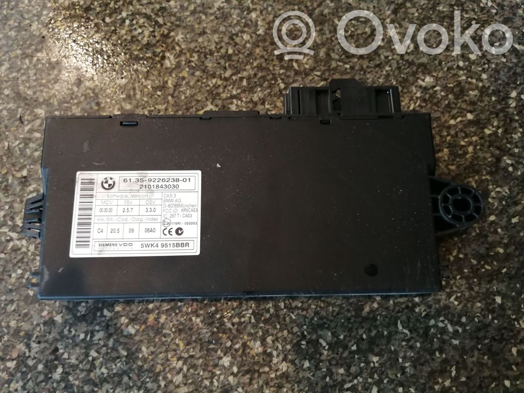 BMW 3 E90 E91 CAS valdymo blokas/ modulis 