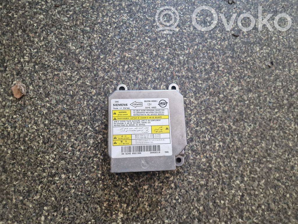 SsangYong Kyron Airbag control unit/module 