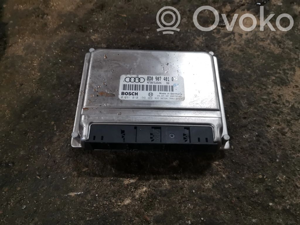 Engine control unit/module   8D0907401Q,0281010159