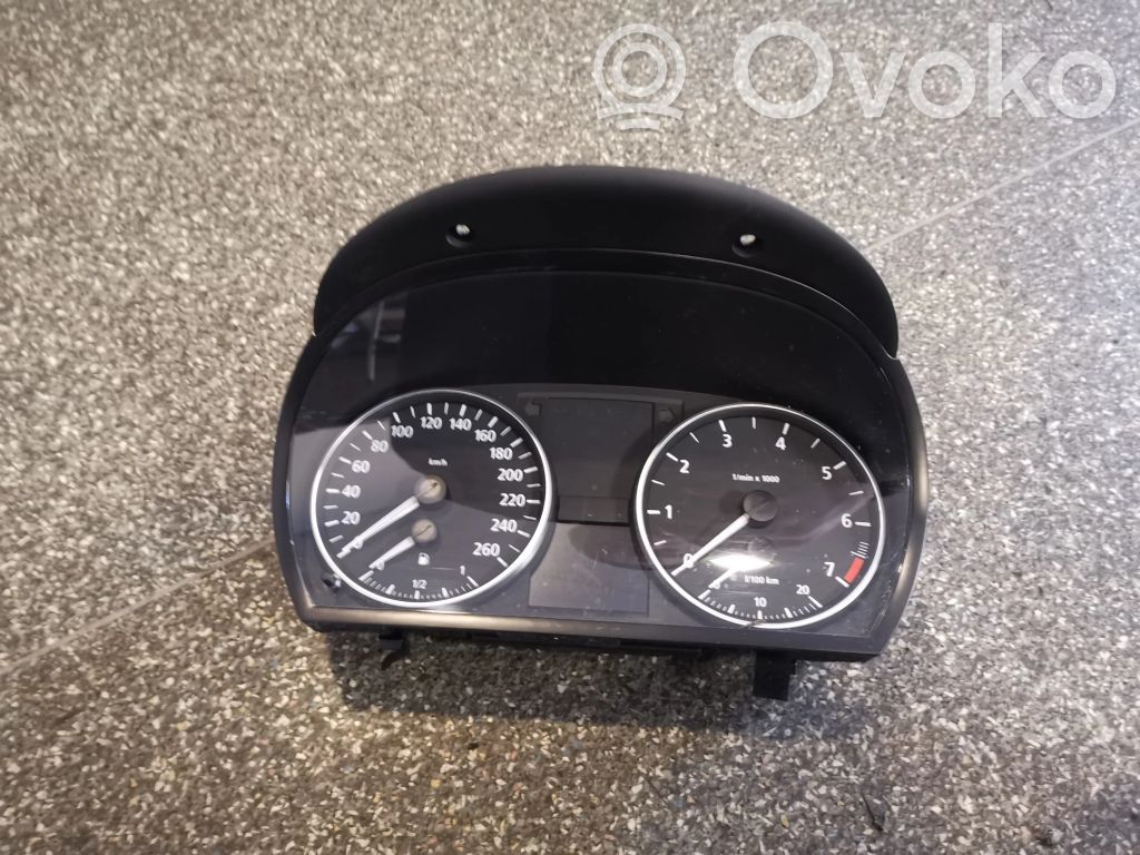 BMW 3 E90 E91 Speedometer (instrument cluster) 
