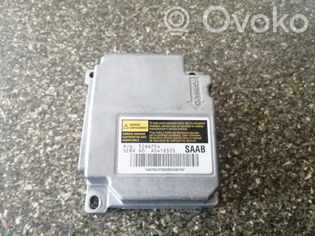 Saab 9-5 Airbag control unit/module 