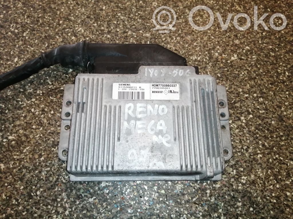 Renault Megane I Engine control unit/module 