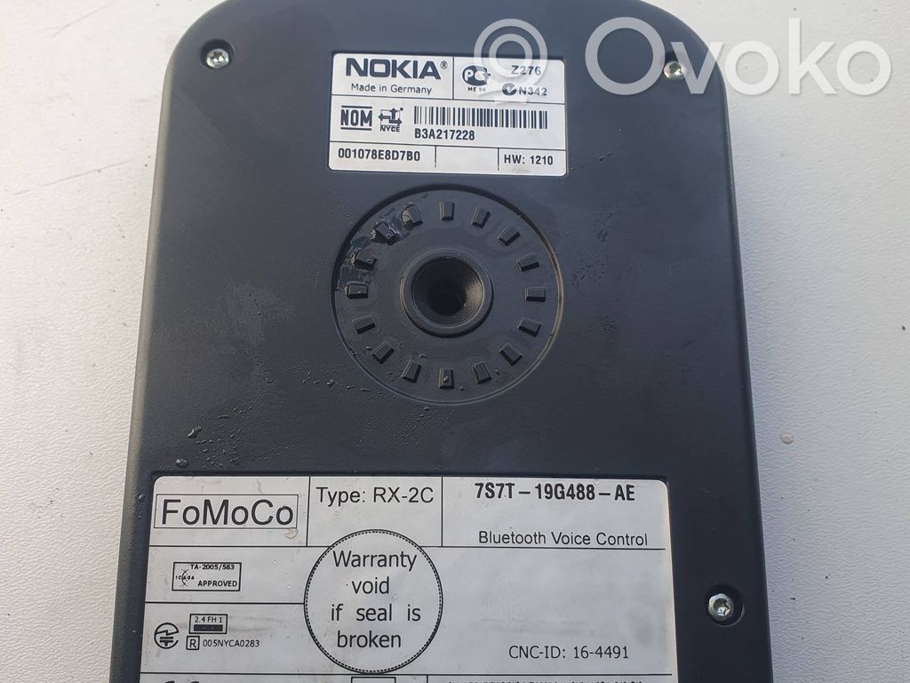 Ford S-MAX Bluetooth control unit module 