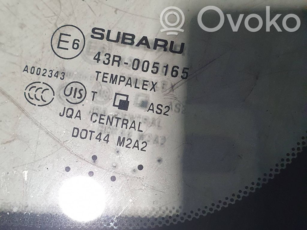 Subaru Forester SH Aizmugurējais virsbūves sānu stikls 
