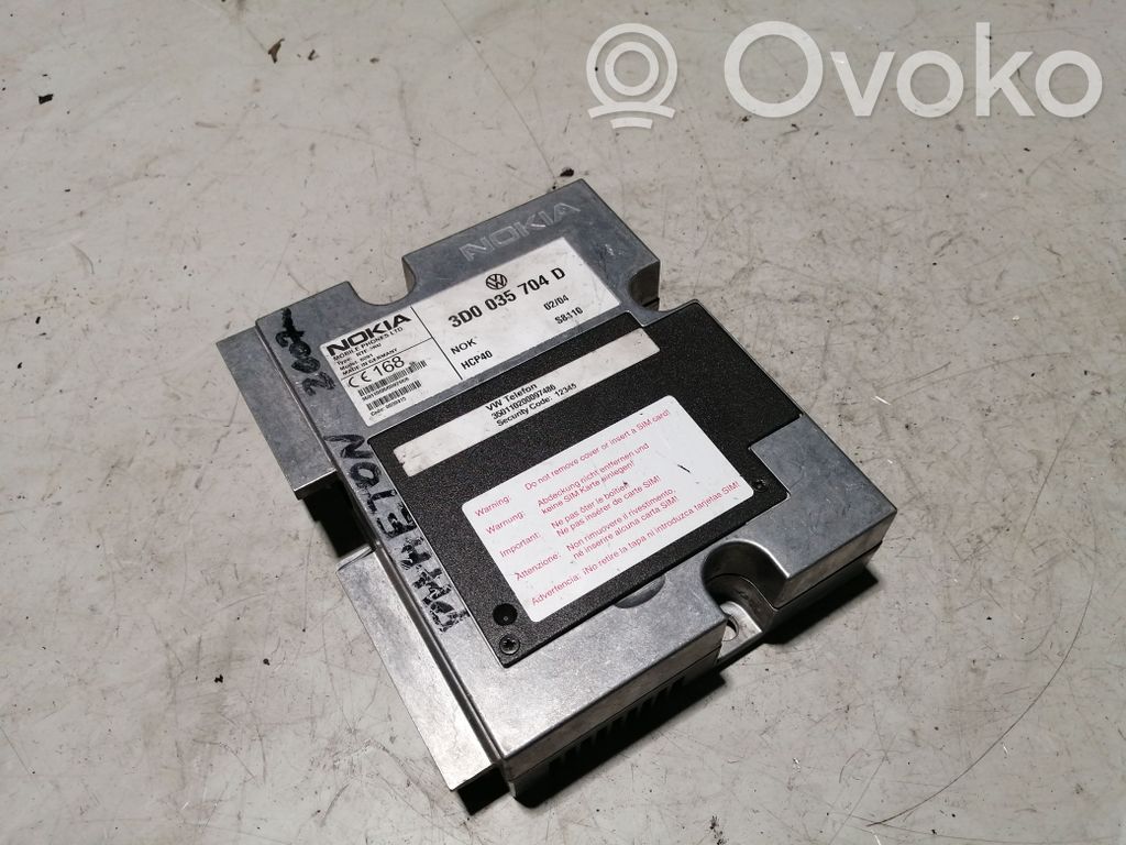 Volkswagen Phaeton Phone control unit/module 