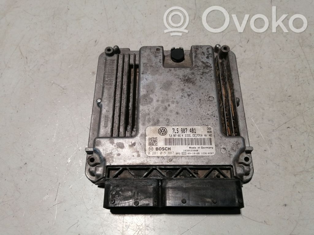 Engine control unit/module   7L5907401,0281015887