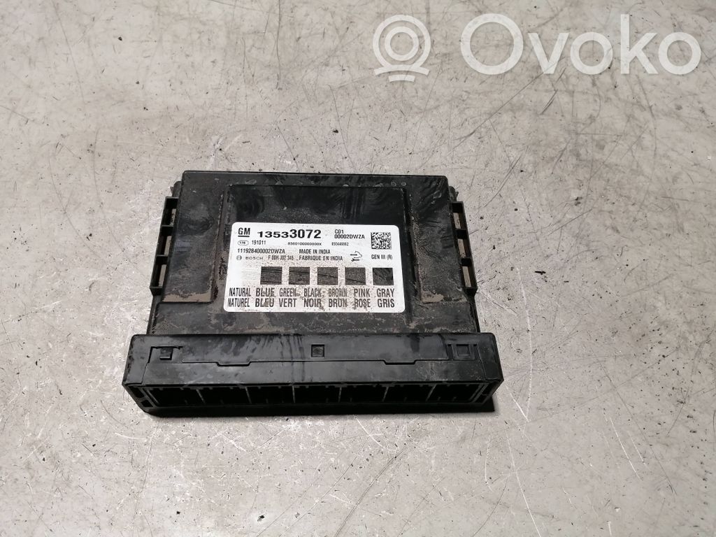 Módulo de confort/conveniencia   13533072