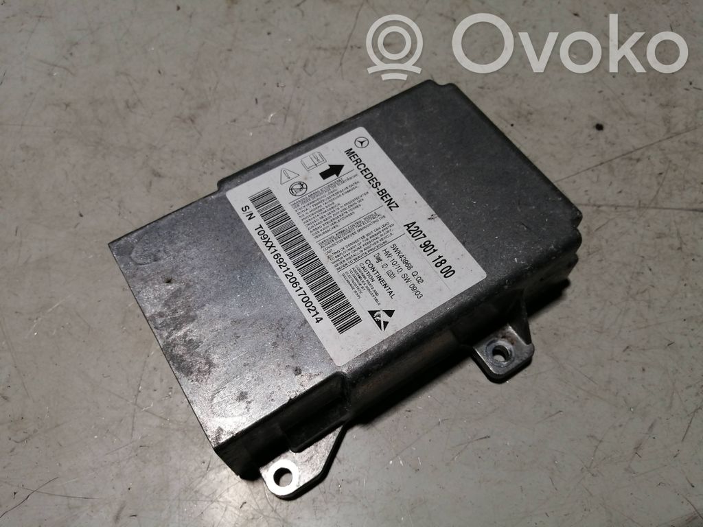 Sterownik / Moduł Airbag   A2079011800,5WK43968