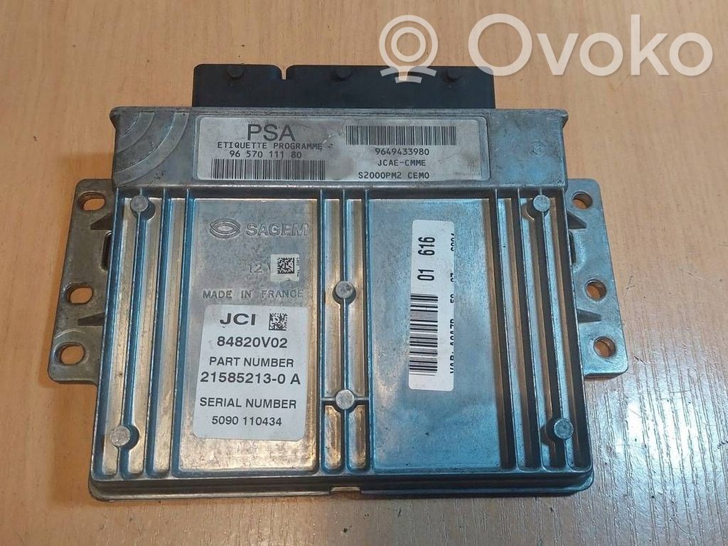 Peugeot 1007 Engine control unit/module ECU 