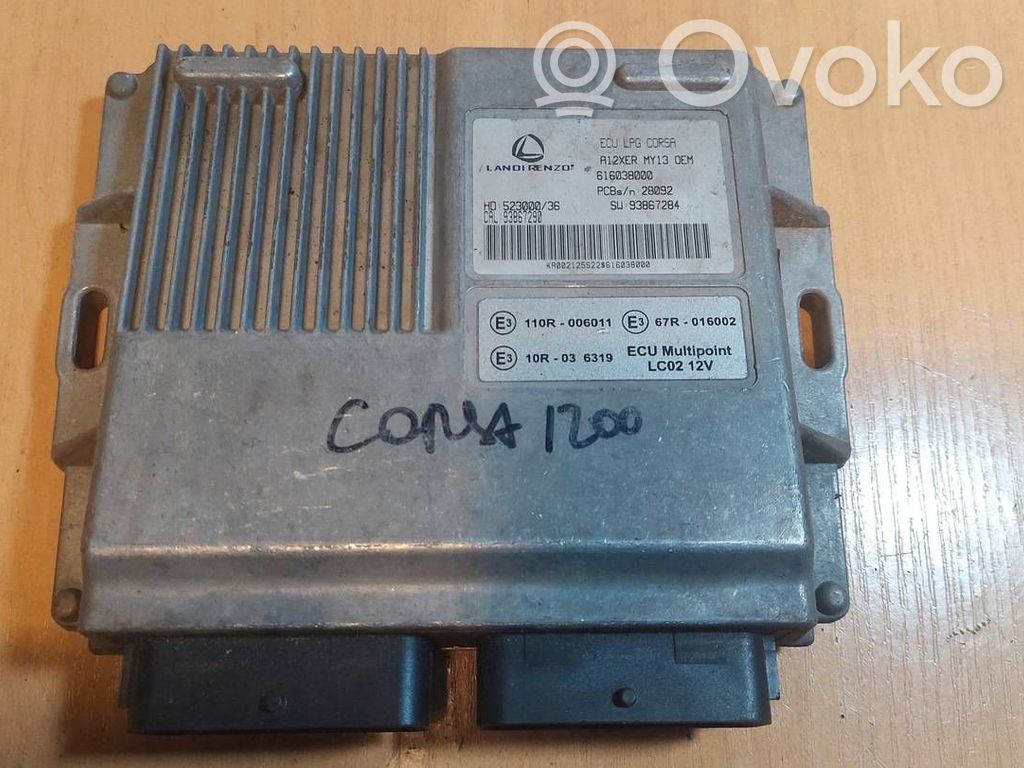 Opel Corsa D LP gas control unit module 