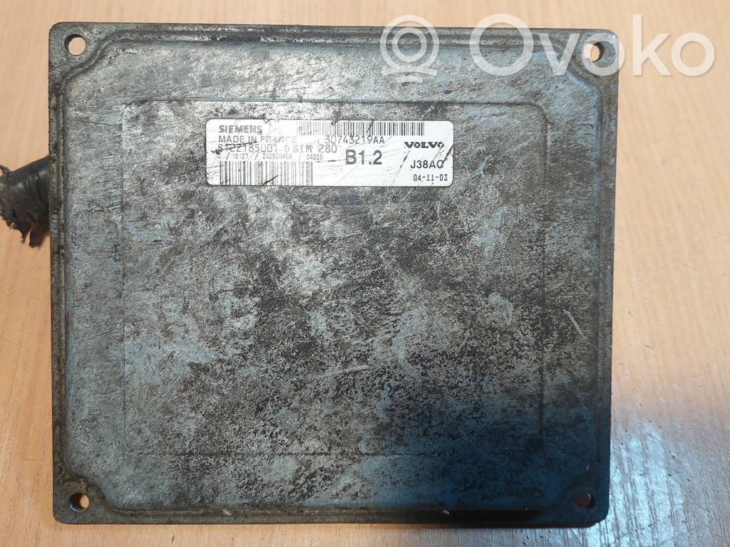 Komputer / Sterownik ECU silnika   30743219AA,S122185001D,SIM280