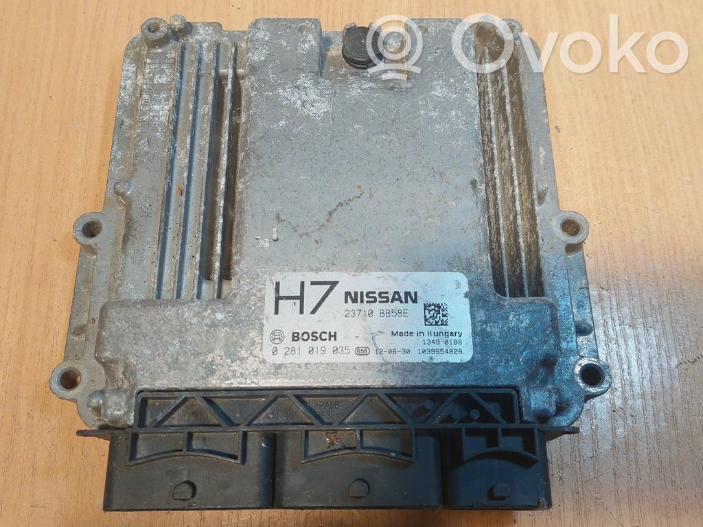 Nissan Qashqai Engine control unit/module ECU 