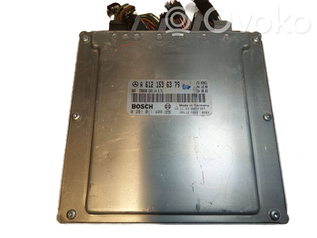 Mercedes-Benz ML W163 Engine control unit/module ECU 