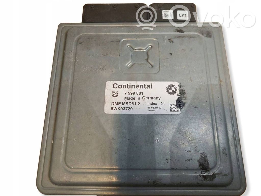 Engine control unit/module ECU   7599881,DMEMSD812,5WK93729