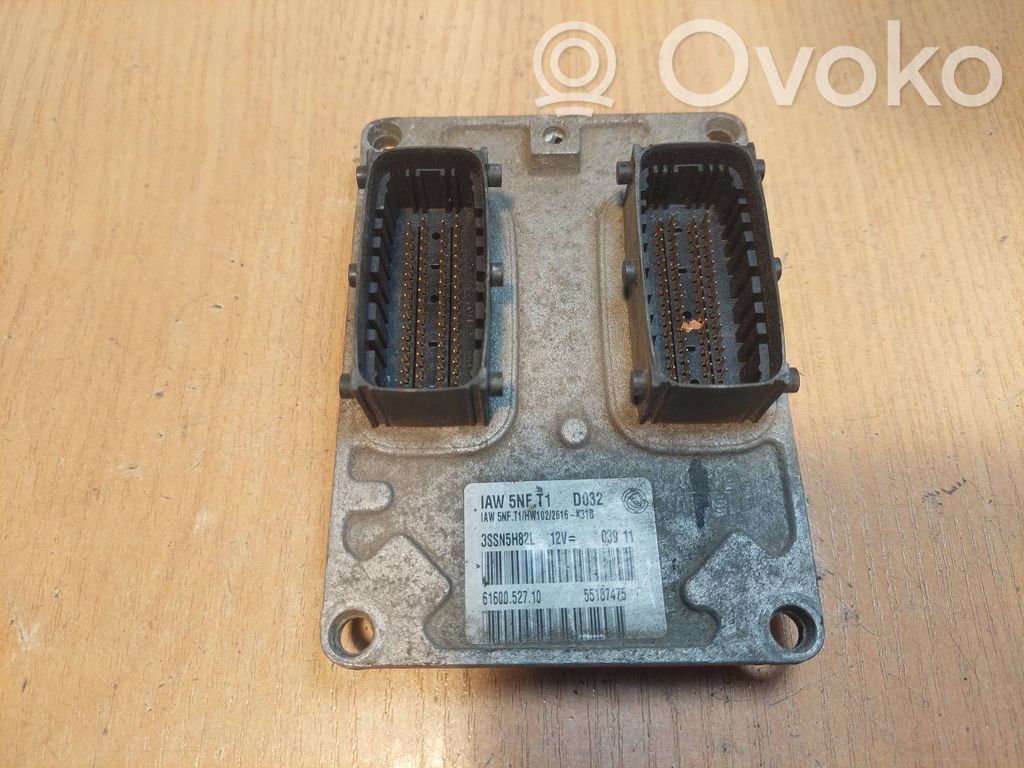 Engine control unit/module ECU   IAW5NFT1,HW102,55187475