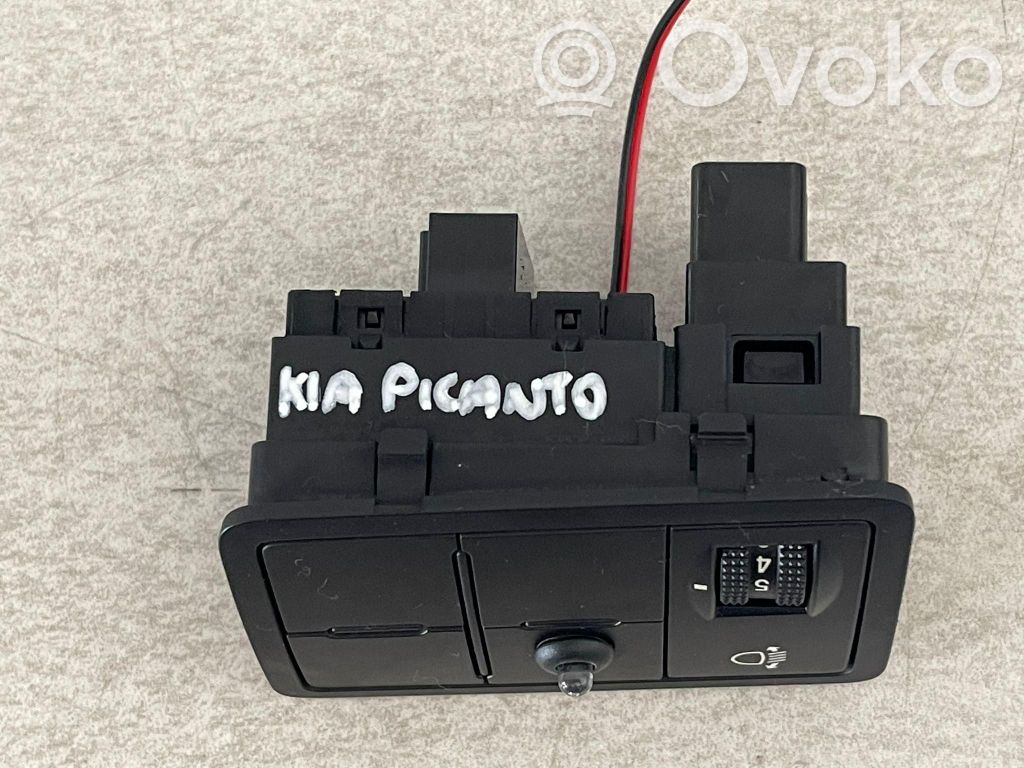 KIA Picanto Headlight level height control switch 