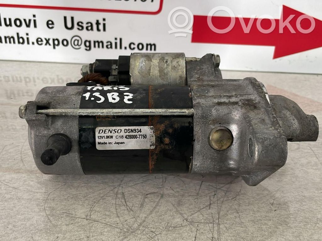Toyota Yaris Starter motor 