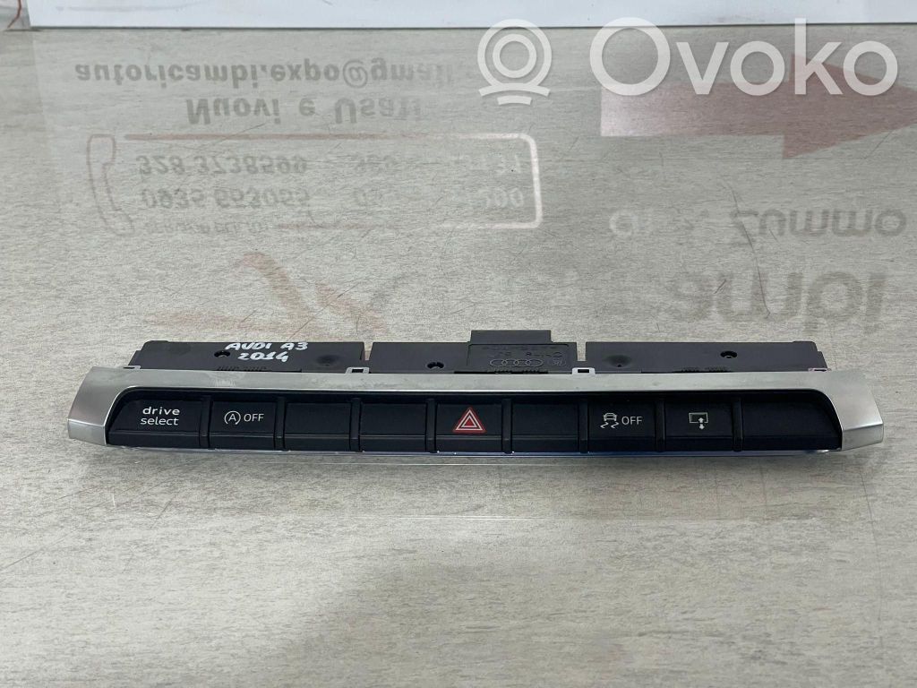 Audi A3 S3 8V Zestaw przełączników i przycisków 