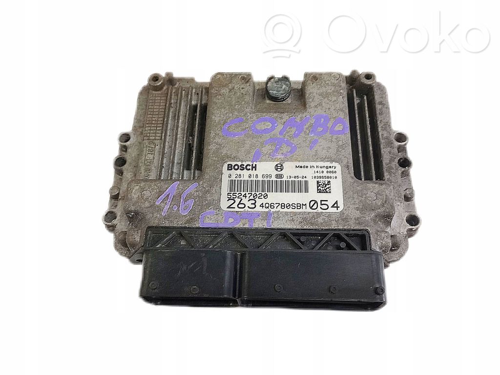 Opel Combo D Engine control unit/module 