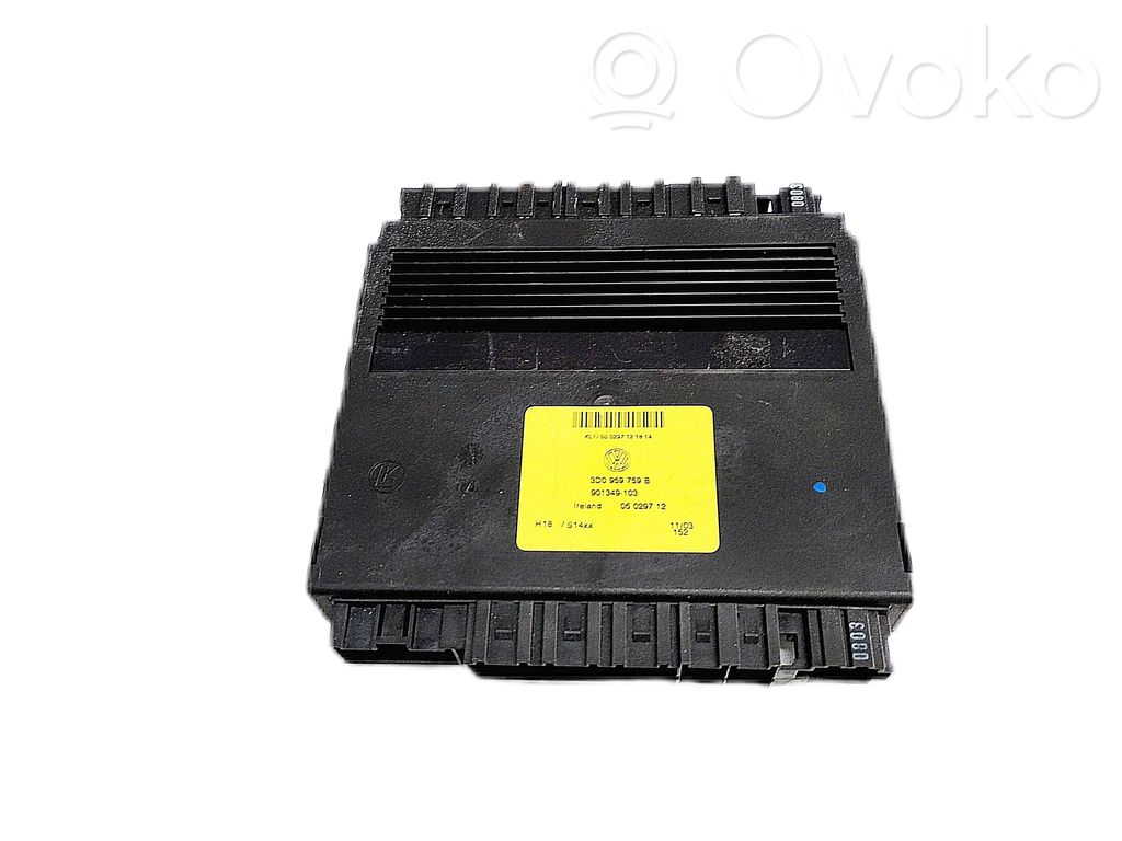 Module de commande de siège   3D0959759B