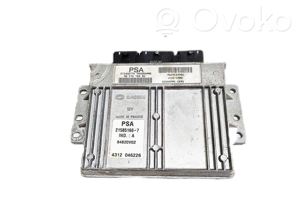 Citroen C3 Engine control unit/module 