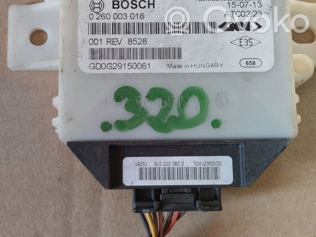 Dacia Duster Other control units/modules 