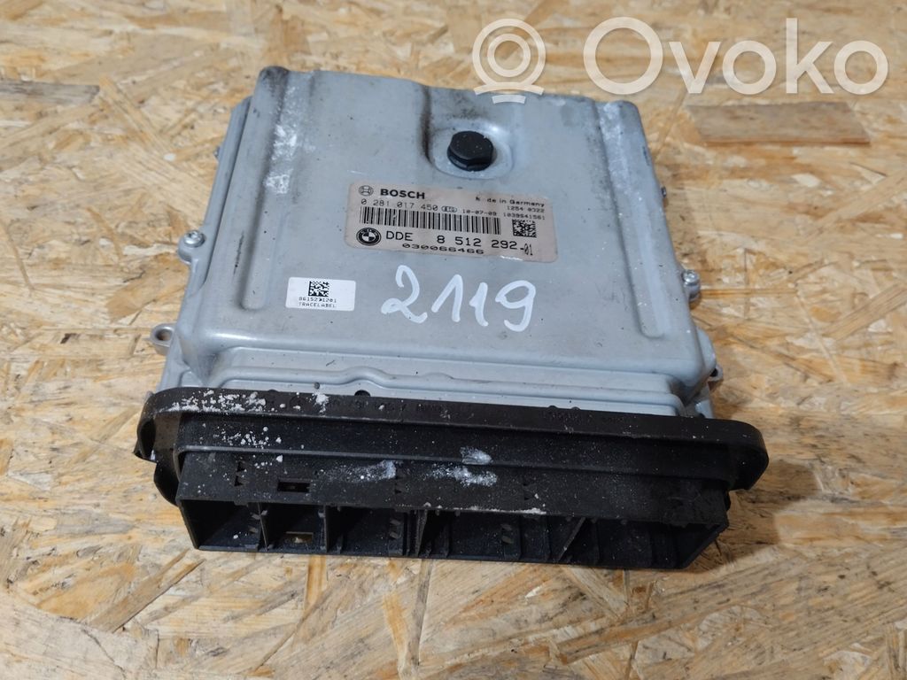 Unidad de control/módulo del motor   8512292,0281017450