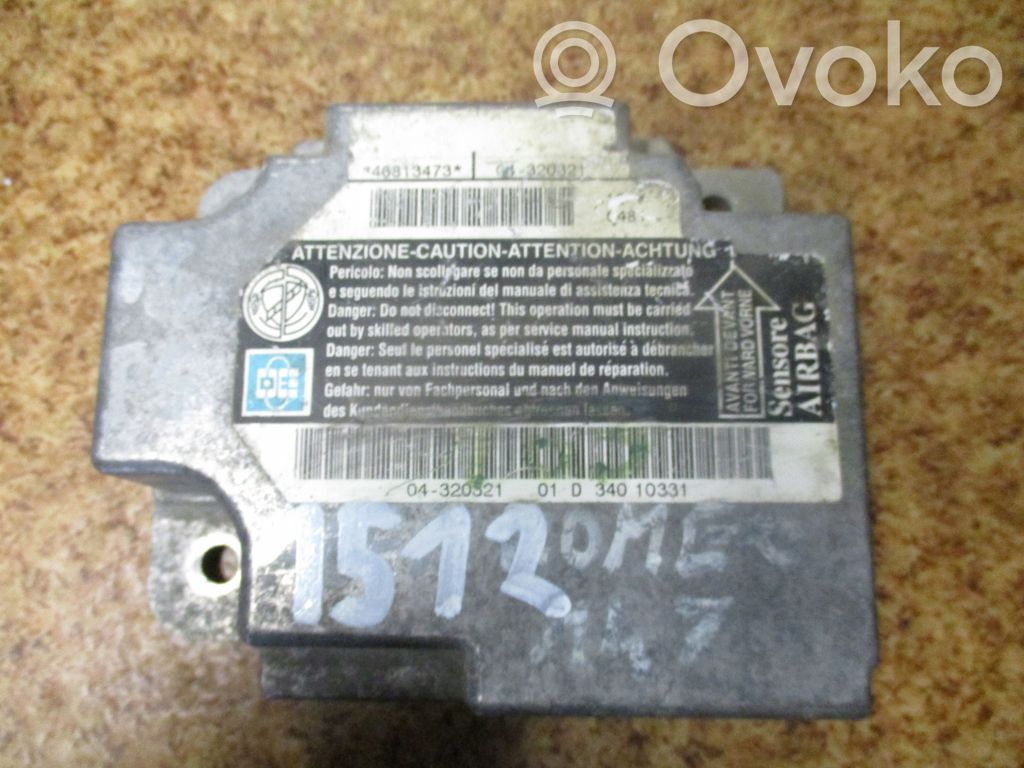 Alfa Romeo 147 Sterownik / Moduł Airbag 