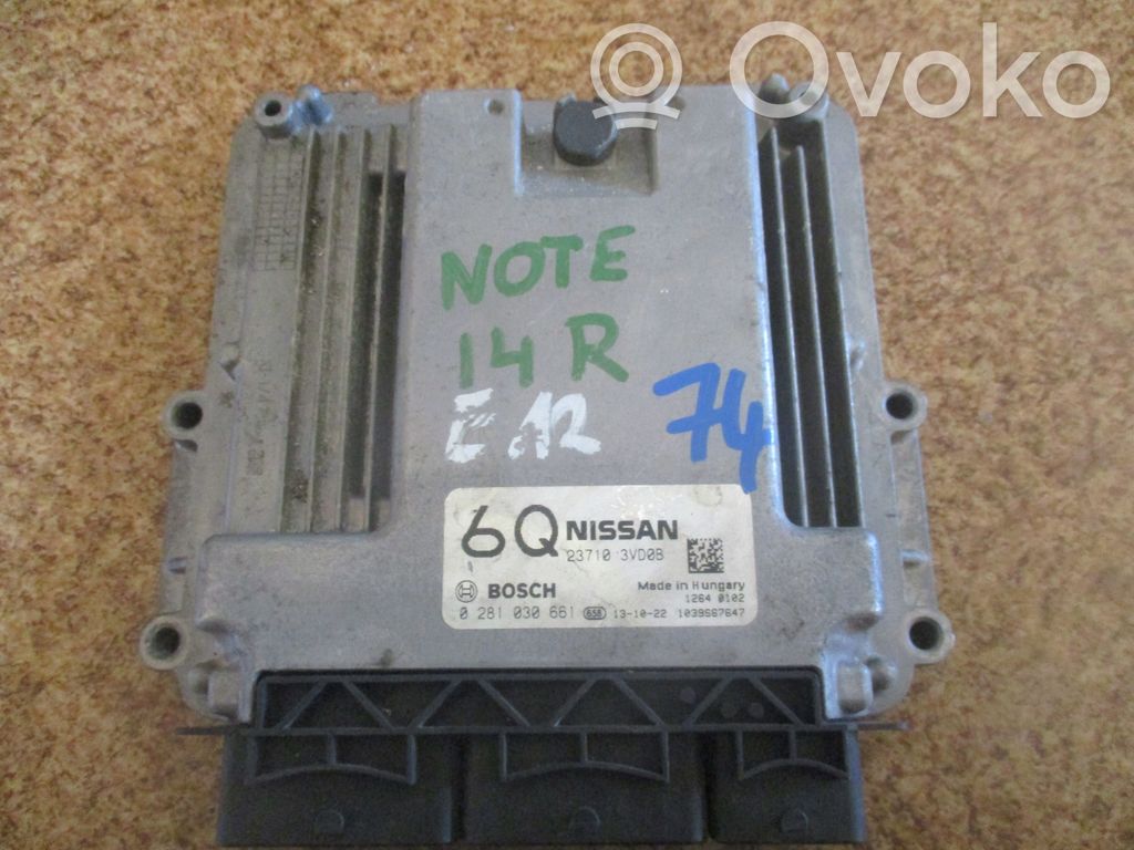 Engine control unit/module   237103VD0B,237103VD0BNISSAN