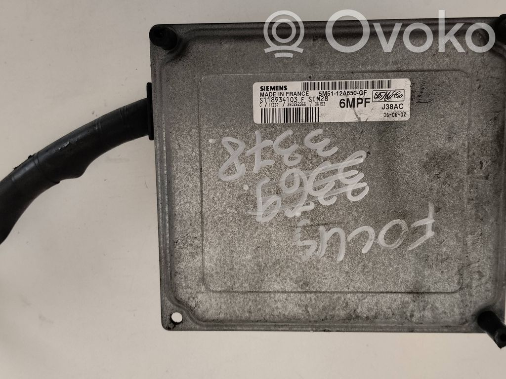 Unidad de control/módulo del motor   5M5112A650GF,069YEL