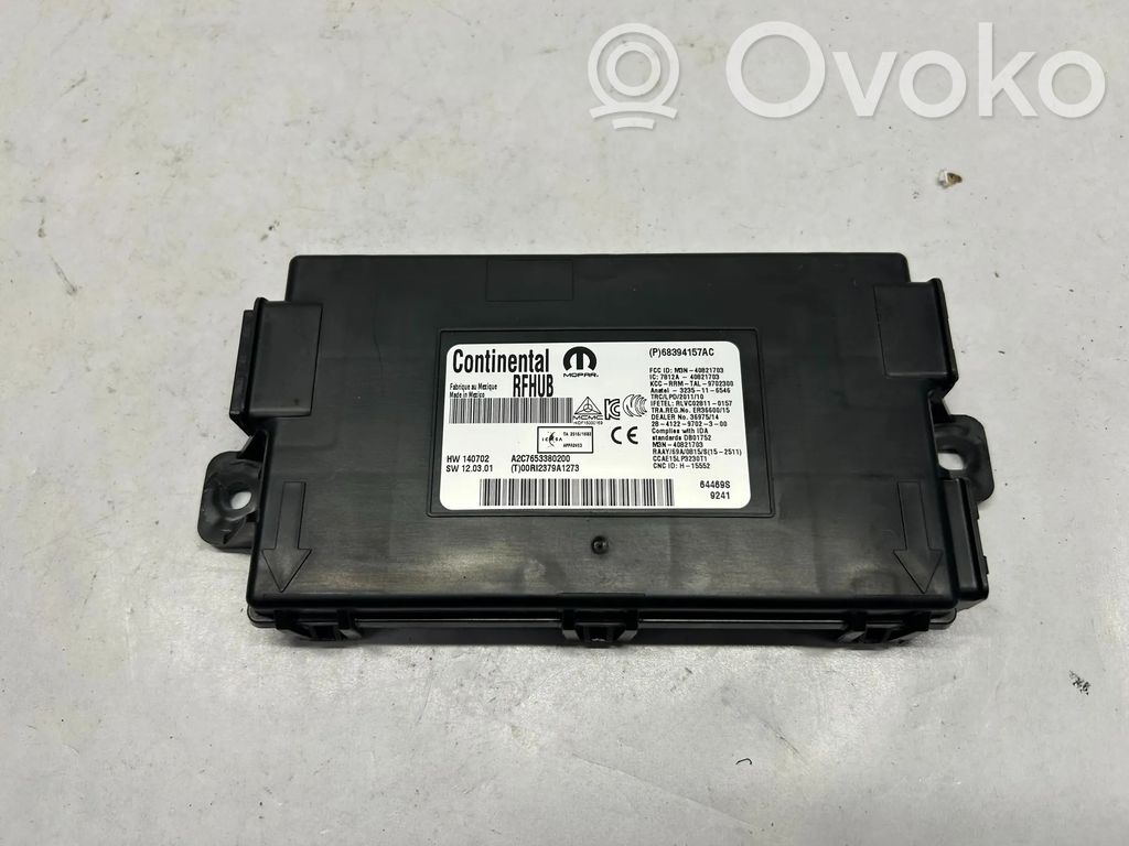 Dodge Challenger Keyless (KESSY) go control unit/module 
