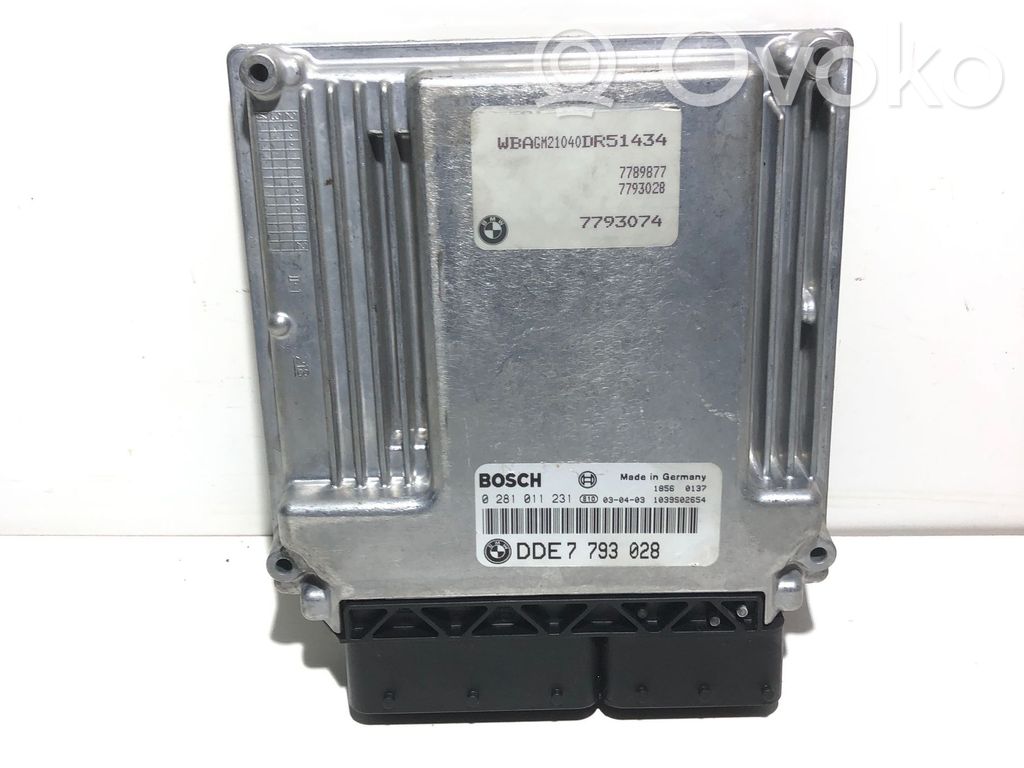Engine control unit/module   7793028,7793074