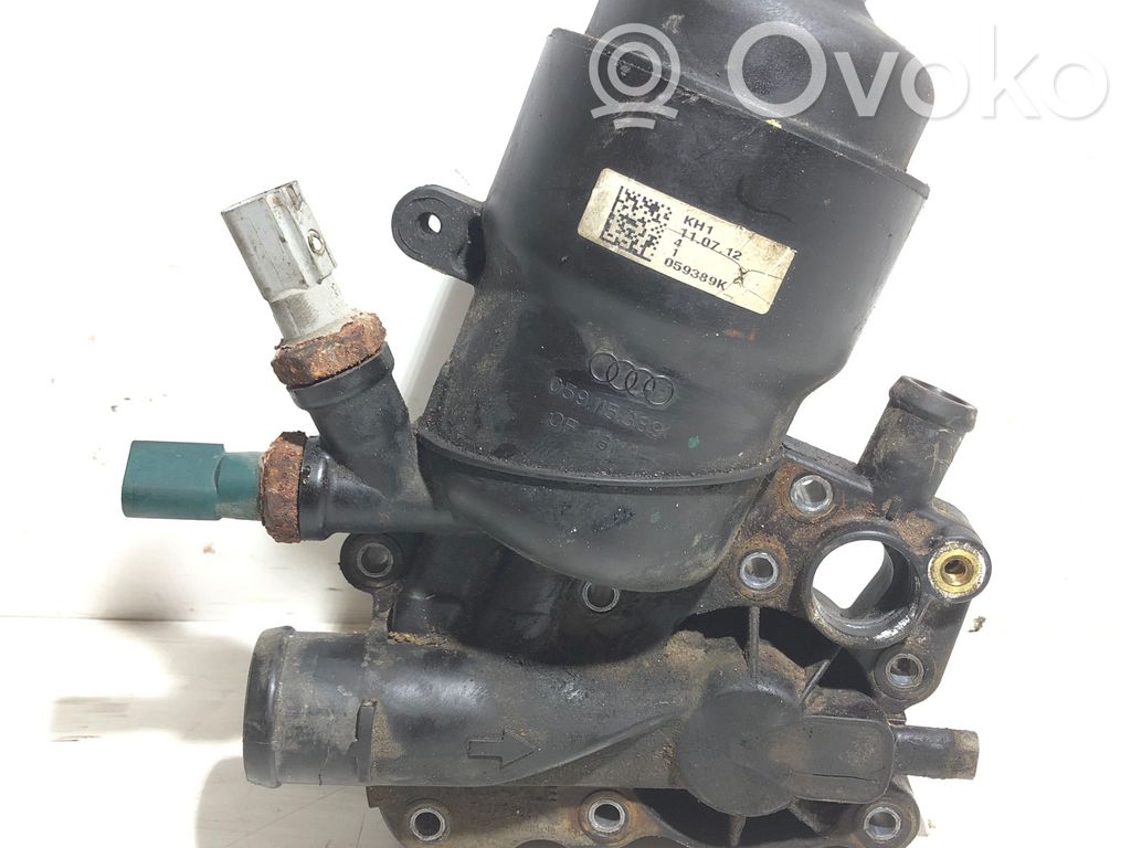 Volkswagen Touareg II Oil filter mounting bracket 