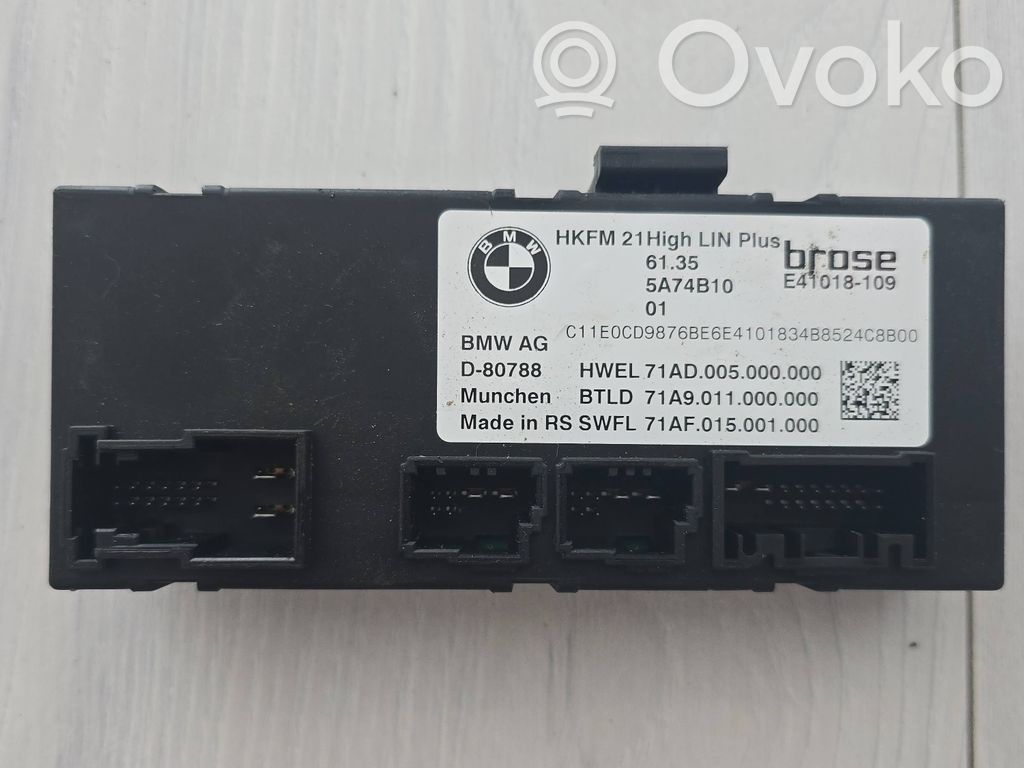 Tailgate/trunk control unit/module   5A74B10